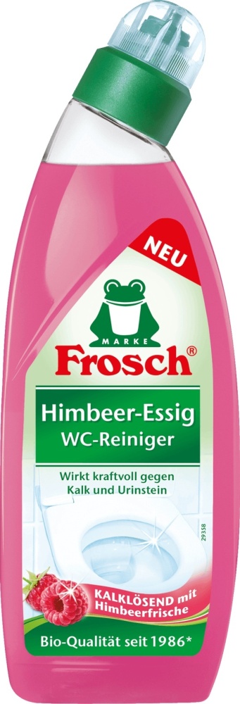 Очиститель унитазов Малина 750мл Frosch 