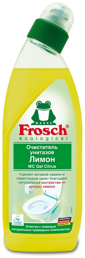 Очиститель унитазов Лимон 750мл Frosch 
