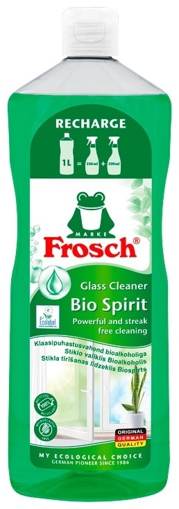 Средство для стекла и гладких поверхностей Спирт 1000мл Frosch 