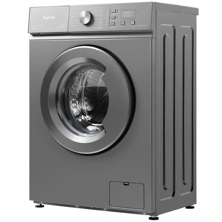 Стиральная машина Бирюса WM-SM510/08М узкая инвертор 5кг металлик
