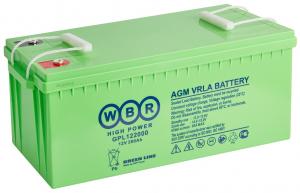 Аккумулятор WBR GPL 122000 свинцово-кислотный AGM 12V 200Ah