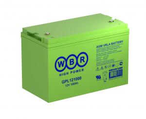 Аккумулятор WBR GPL 121000 свинцово-кислотный AGM 12V 100Ah