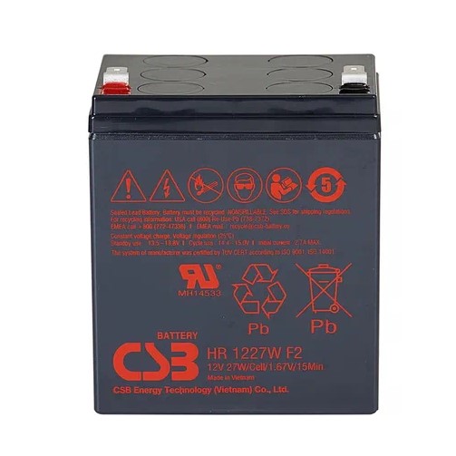 Аккумулятор CSB HR 1227W F2 12V 6.3Ah (27W)