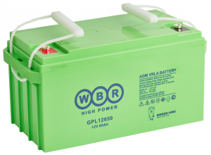 Аккумулятор WBR GPL 12650 свинцово-кислотный AGM 12V 65Ah