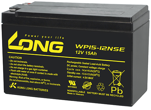 Аккумулятор Long WP15-12NSE 12V 15Ah