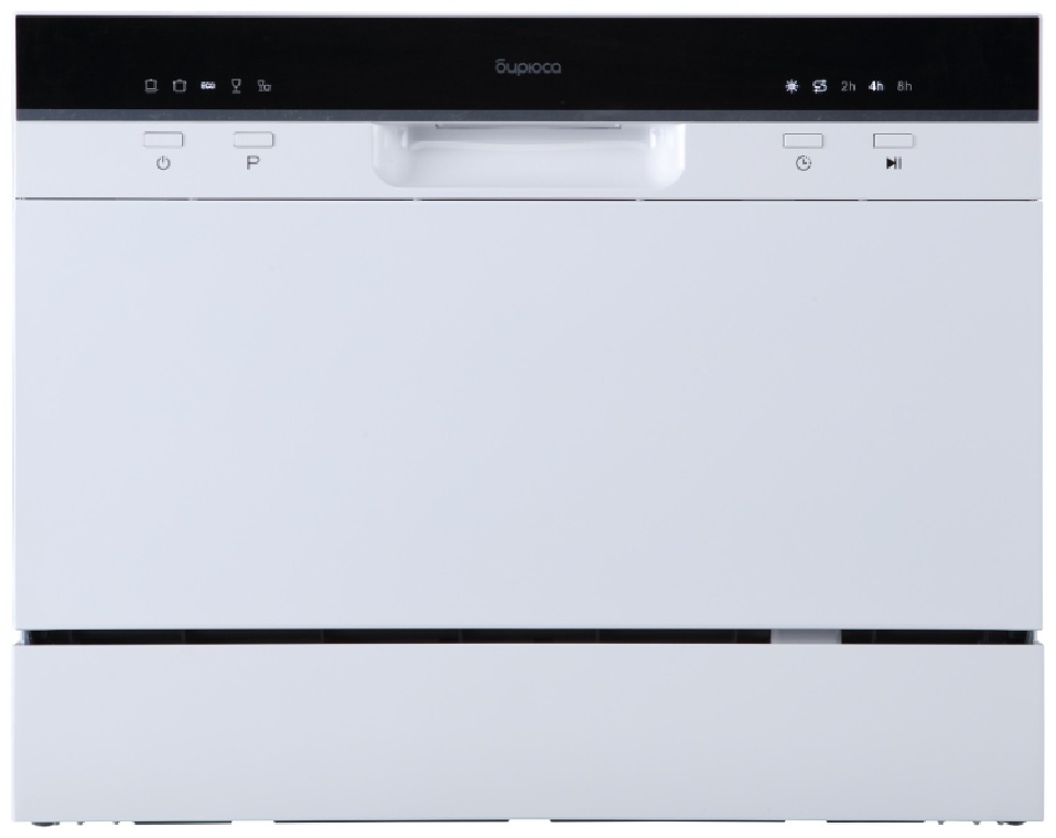 Посудомоечная машина компактная Бирюса DWC-506/5W, 6 комплектов, белая