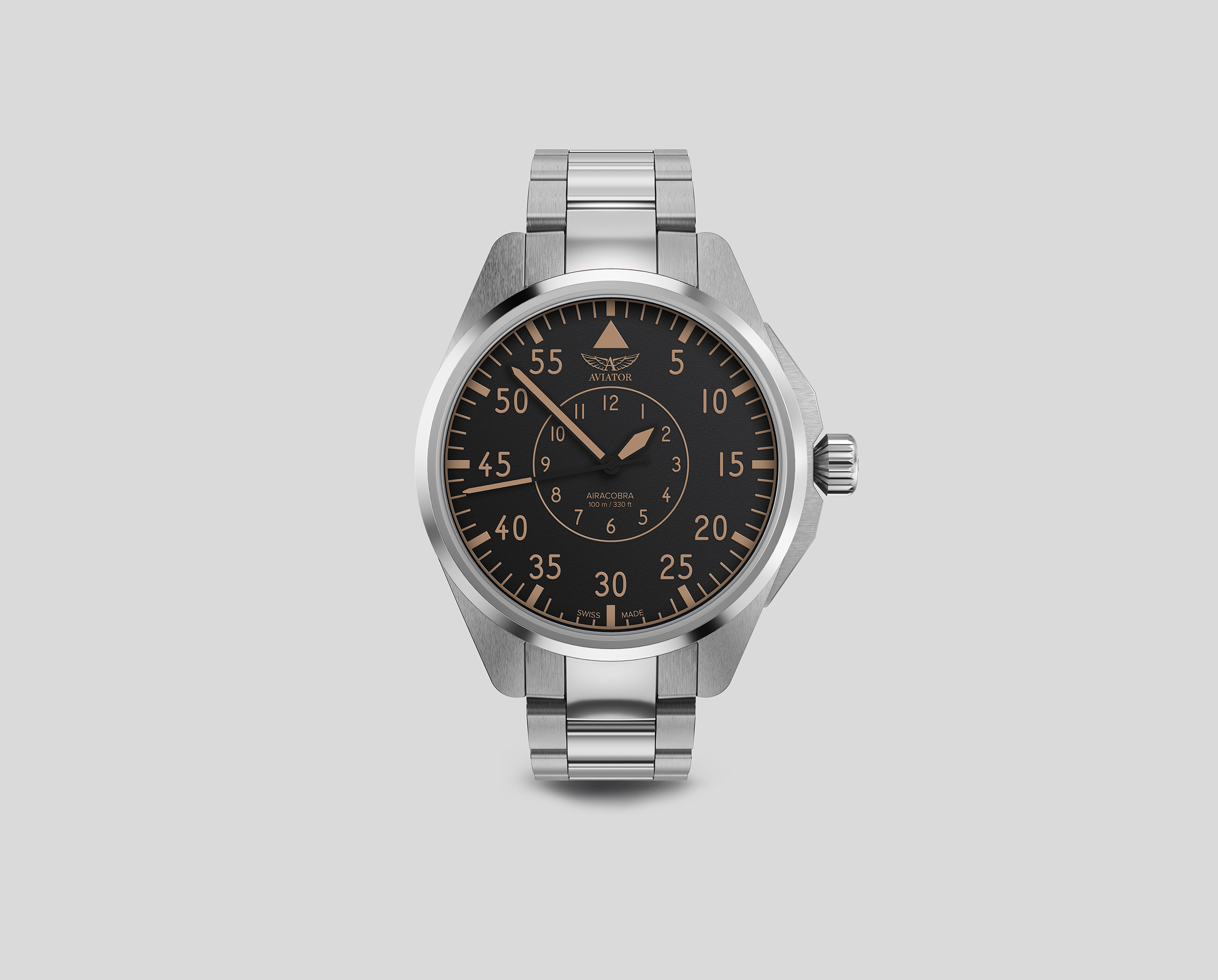 Чаcы механические AVIATOR AIRACOBRA 43 HERITAGE V.3.39.0.341.5