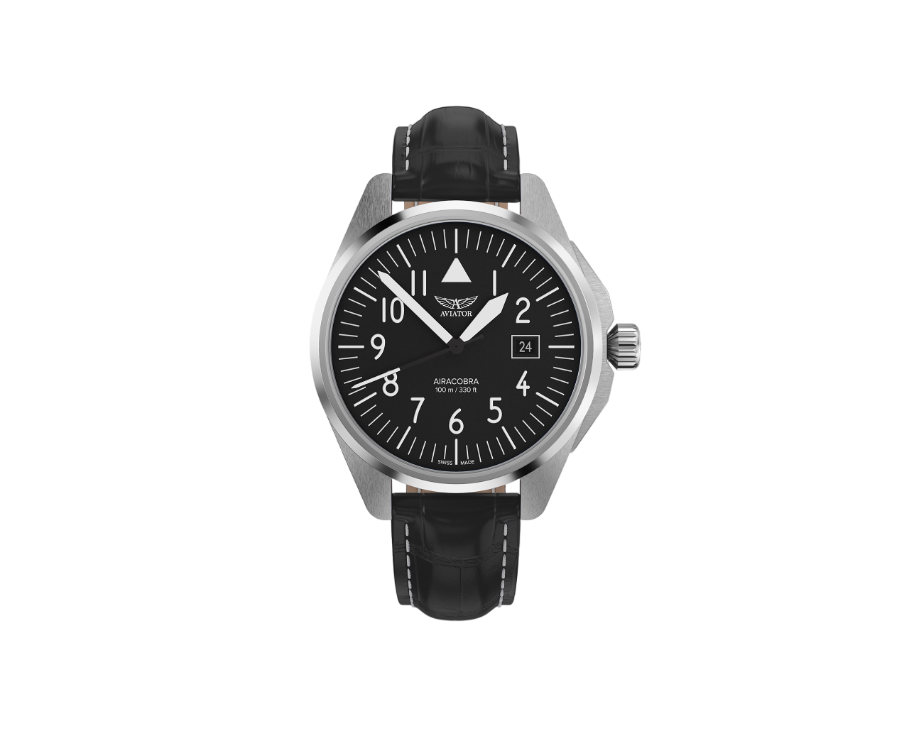 Чаcы кварцевые AVIATOR AIRACOBRA TYPE A V.1.38.0.315.4 мужские