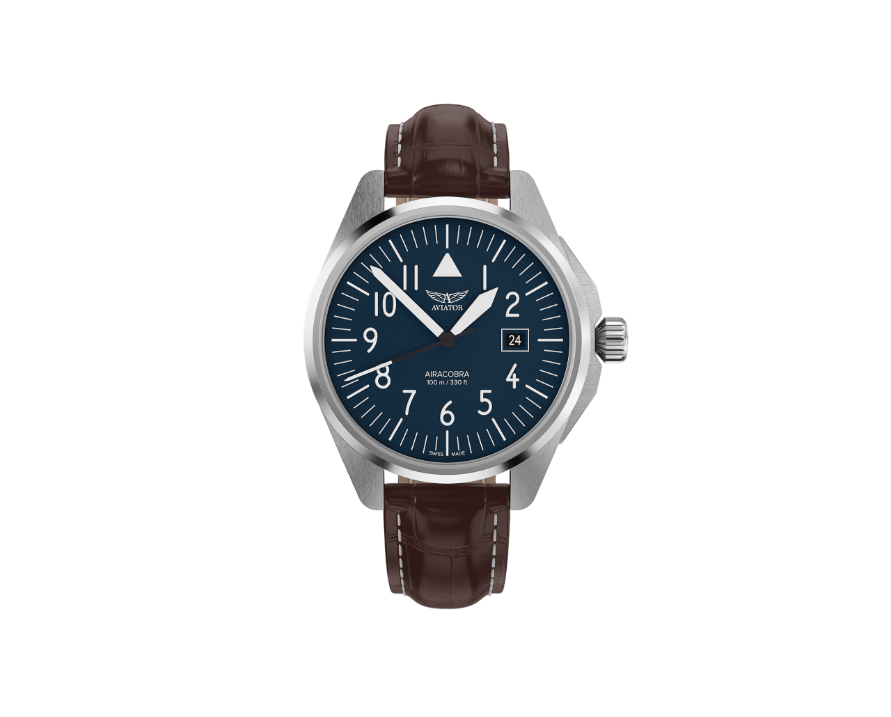 Чаcы кварцевые AVIATOR AIRACOBRA TYPE A V.1.38.0.317.4 мужские