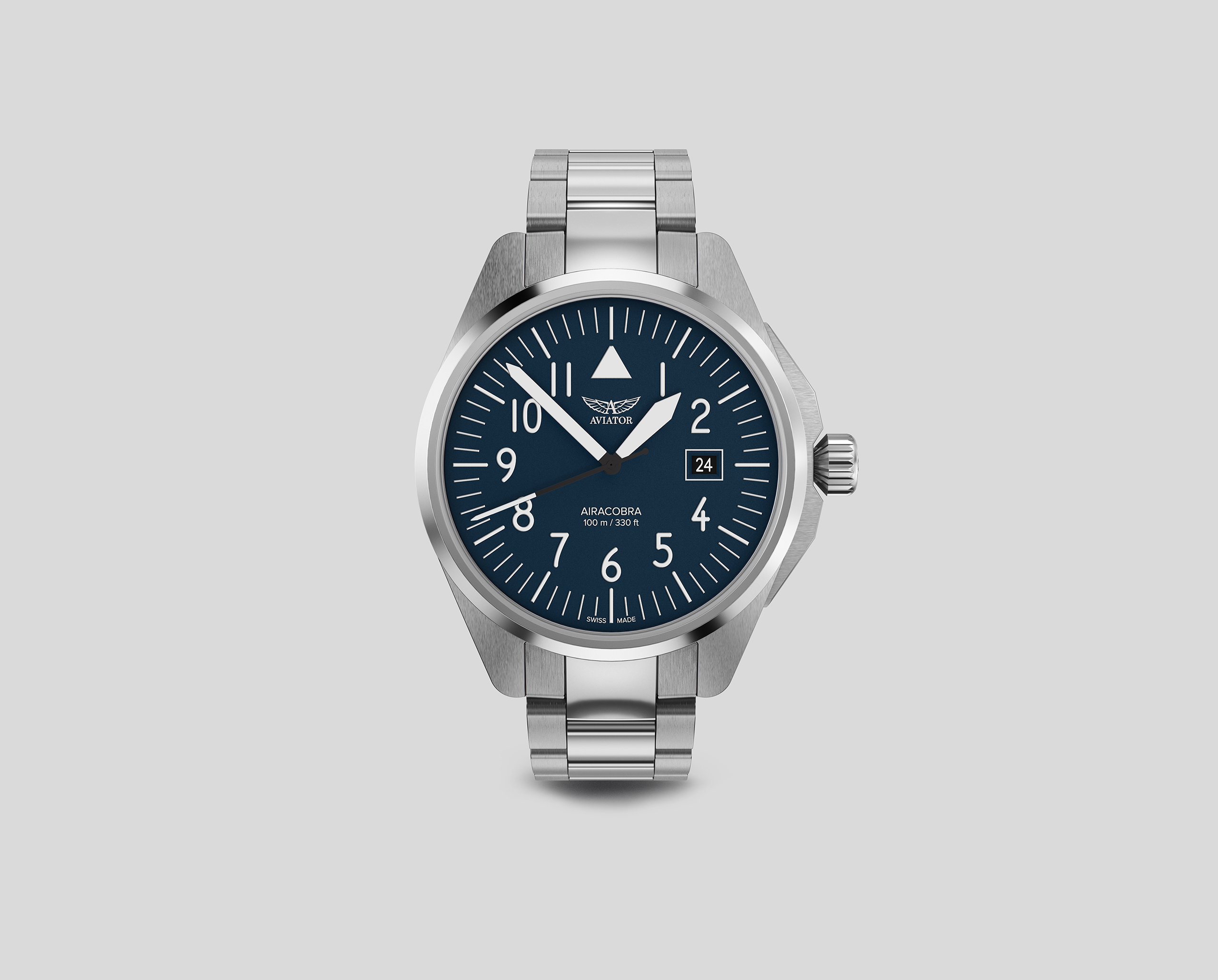 Чаcы кварцевые AVIATOR AIRACOBRA TYPE A V.1.38.0.317.5 мужские