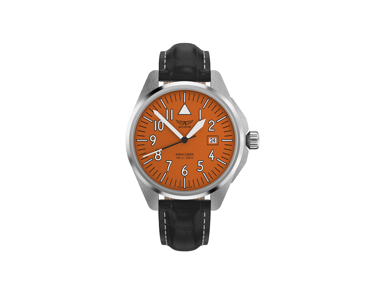Чаcы кварцевые AVIATOR AIRACOBRA TYPE A V.1.38.0.321.4 мужские/
