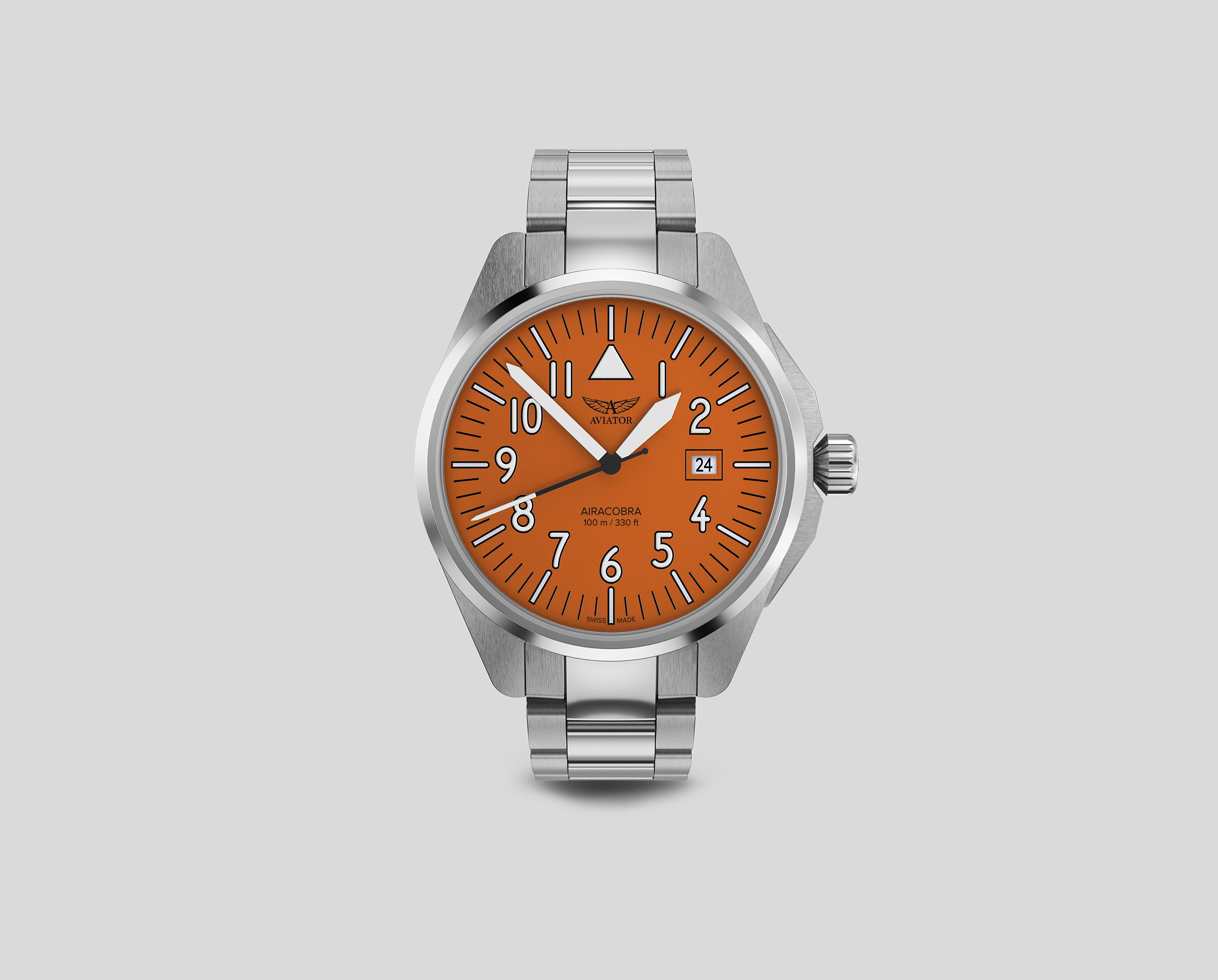 Чаcы кварцевые AVIATOR AIRACOBRA TYPE A V.1.38.0.321.5 мужские