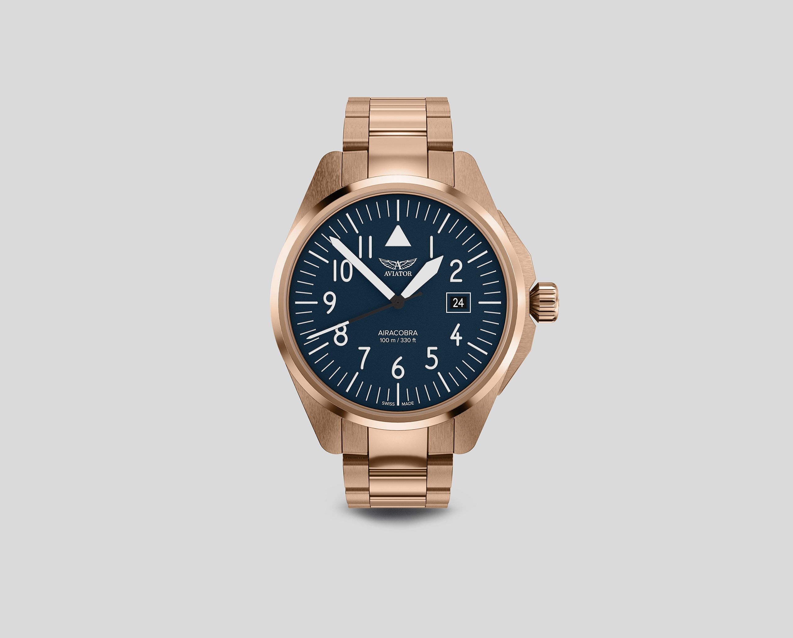 Чаcы кварцевые AVIATOR AIRACOBRA TYPE A V.1.38.2.317.5 мужские