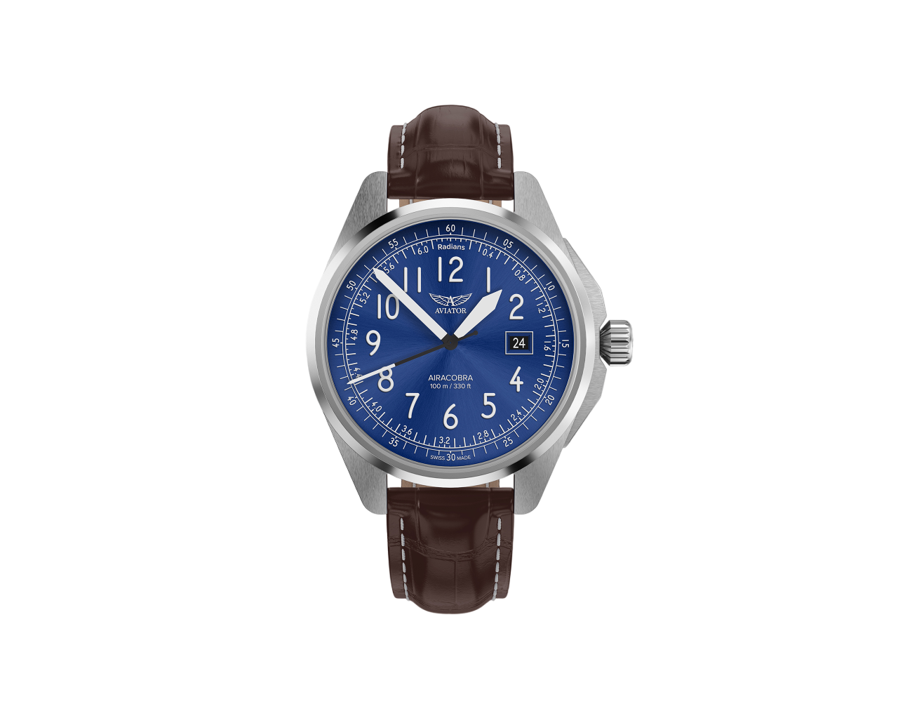 Чаcы кварцевые AVIATOR AIRACOBRA TYPE B V.1.38.0.325.4 мужские
