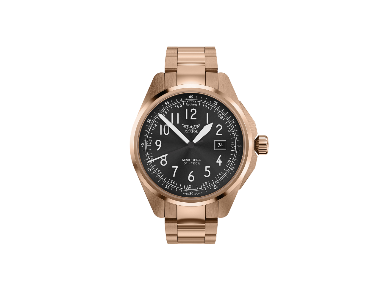 Чаcы кварцевые AVIATOR AIRACOBRA TYPE A V.1.38.2.322.5 мужские