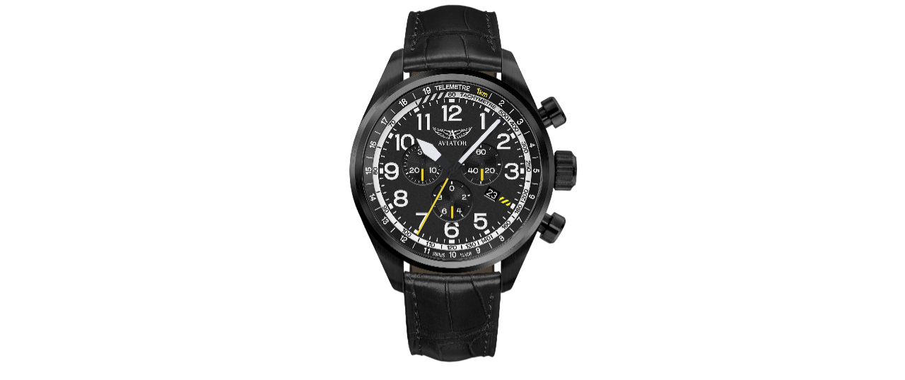 Чаcы кварцевые AVIATOR AIRACOBRA P45 CHRONO V.2.25.5.169.4 мужские
