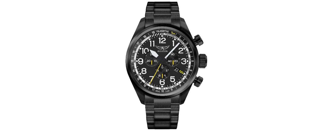Чаcы кварцевые AVIATOR AIRACOBRA P45 CHRONO V.2.25.5.169.5 мужские