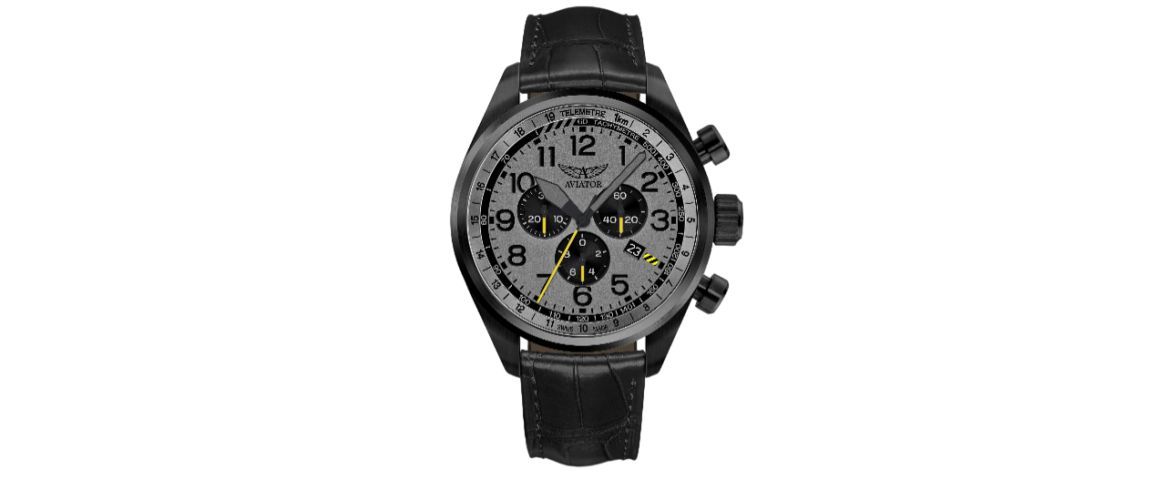 Чаcы кварцевые AVIATOR AIRACOBRA P45 CHRONO V.2.25.5.174.4 мужские