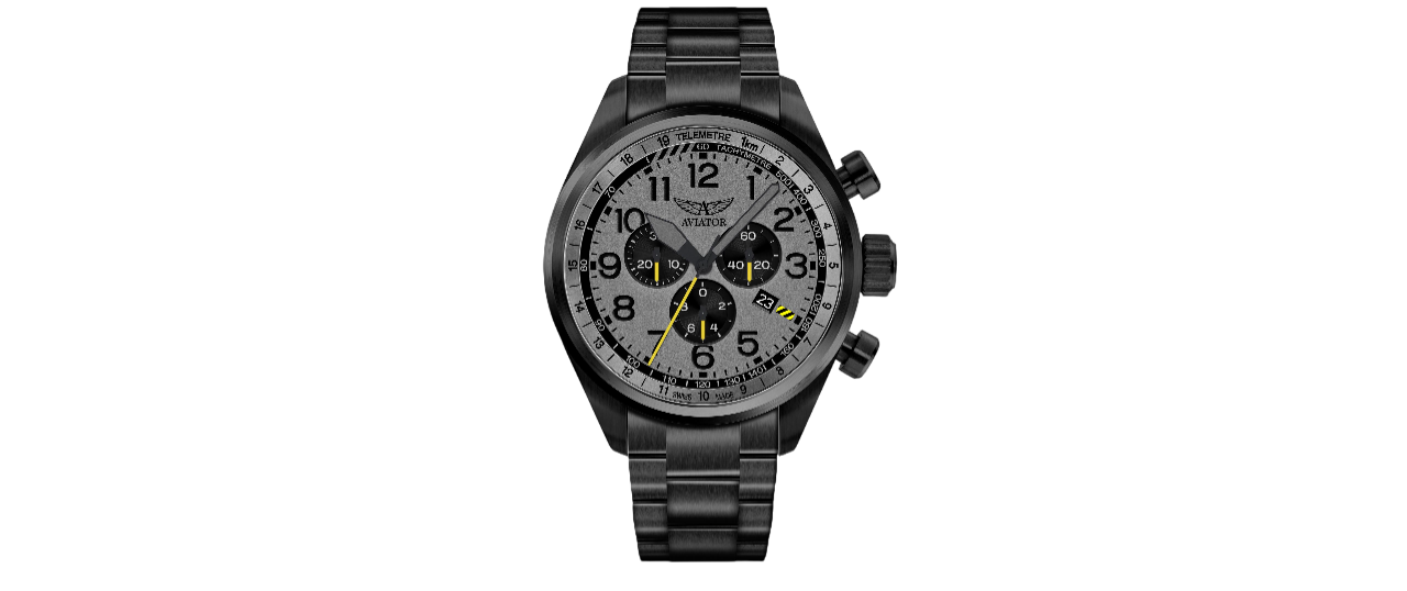 Чаcы кварцевые AVIATOR AIRACOBRA P45 CHRONO V.2.25.5.174.5 мужские