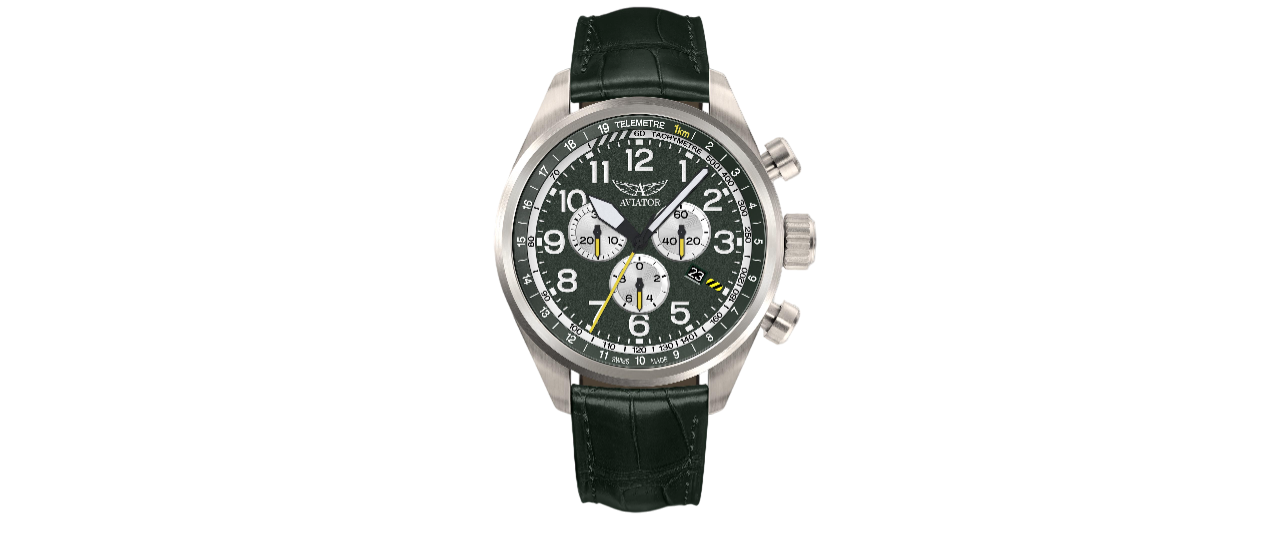 Чаcы кварцевые AVIATOR AIRACOBRA P45 CHRONO V.2.25.7.171.4 мужские