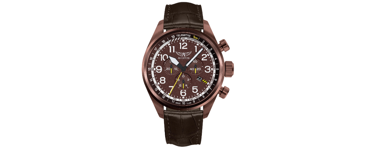 Чаcы кварцевые AVIATOR AIRACOBRA P45 CHRONO V.2.25.8.172.4 мужские
