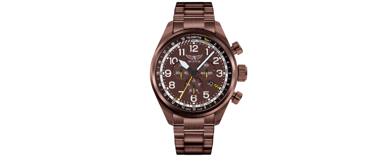 Чаcы кварцевые AVIATOR AIRACOBRA P45 CHRONO V.2.25.8.172.5 мужские