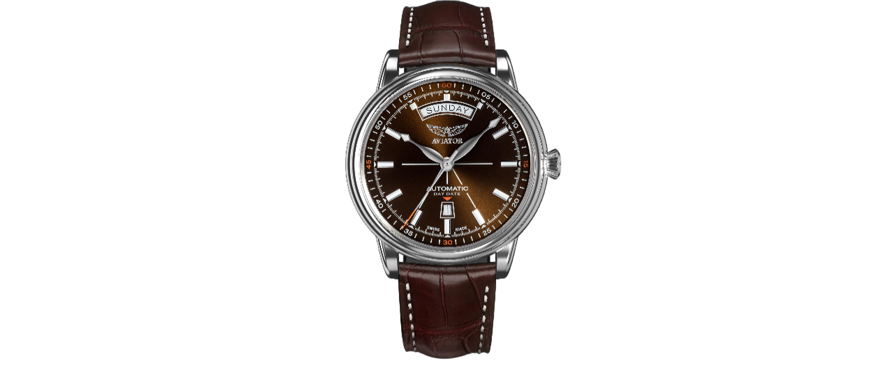 Чаcы механические AVIATOR DOUGLAS DAY DATE V.3.20.0.140.4 мужские
