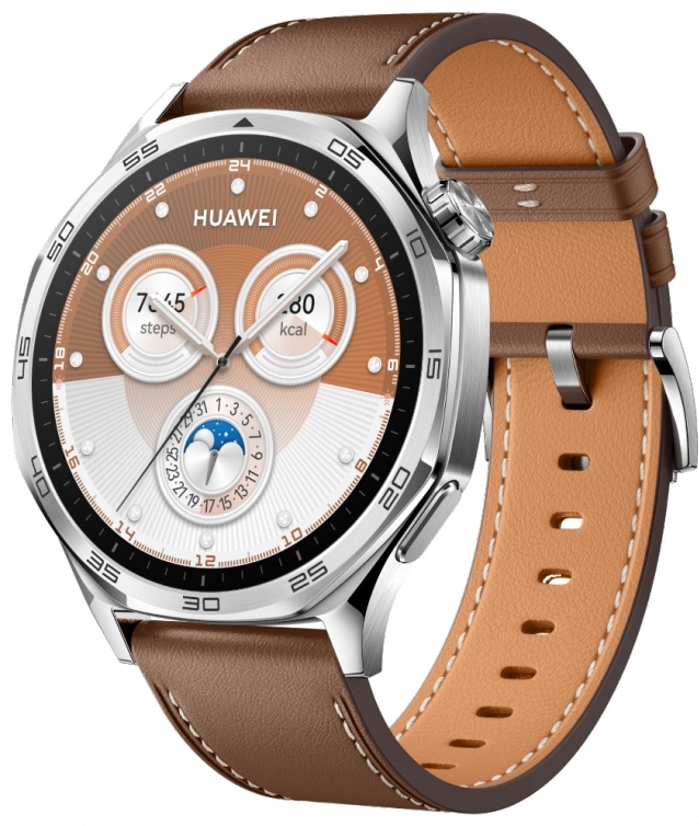 HUAWEI WATCH GT 5 (46mm) Brown Composite Leather Strap