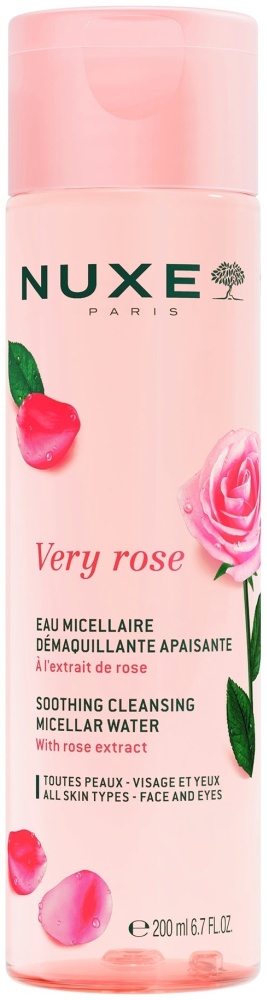 NUXE VERY ROSE Мицелярная вода очищающая, 200мл