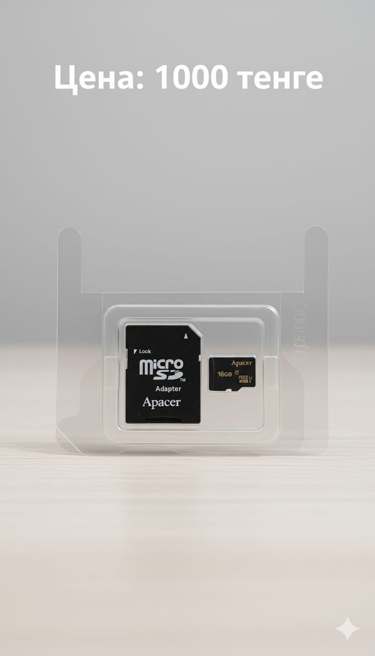 Карта памяти Apacer MicroSDHC 16GB Class 10