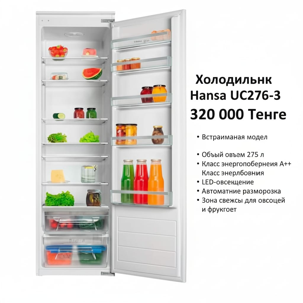 Холодильник встраиваемый Hansa UC276-3