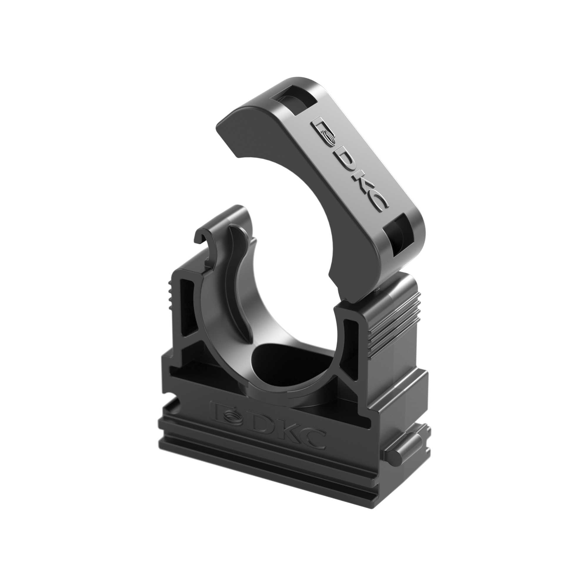 DKC Держатель с крышкой DN 17 мм, полиамид, цвет чёрный