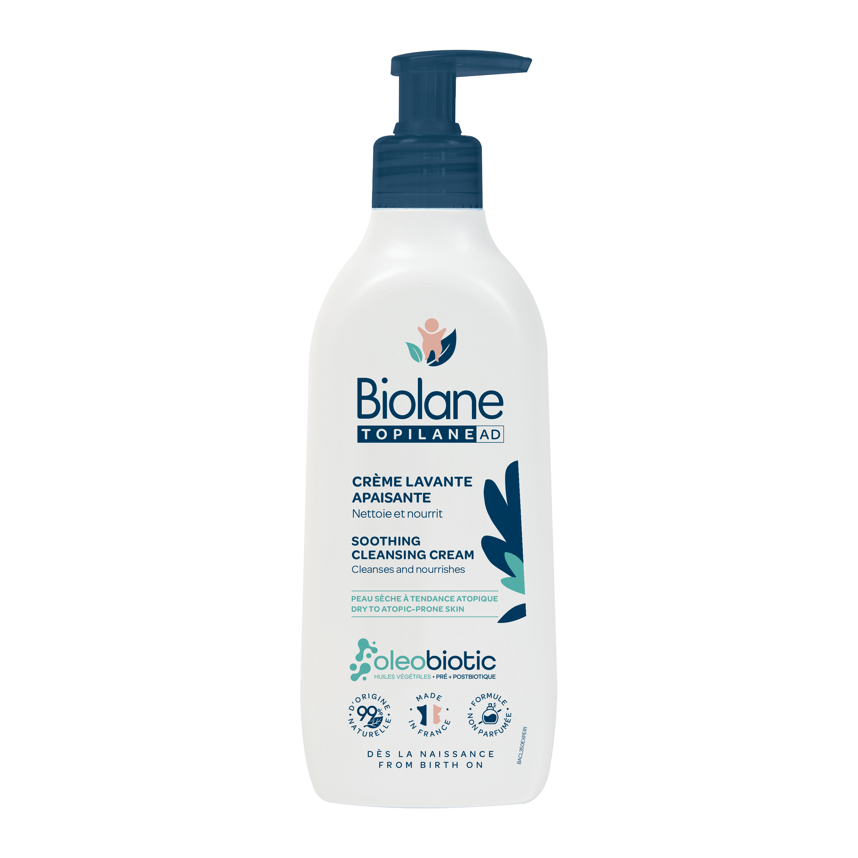 BIOLANE TOPILANE AD Детский очищающий крем для купания 350 мл 3286010101211