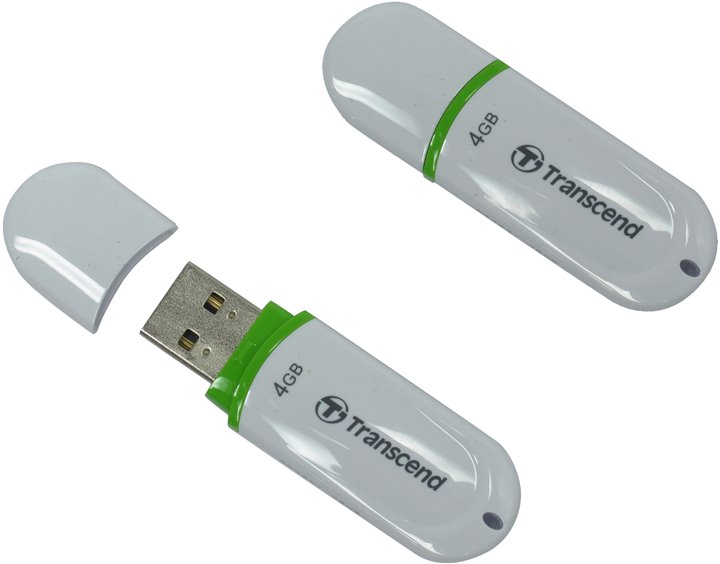 Флешка Transcend 4GB TS4GJF330 белый