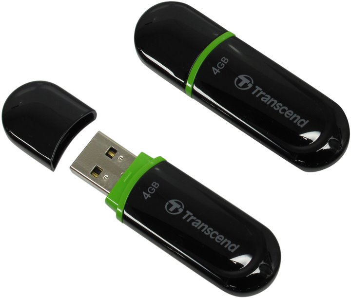 Флешка Transcend 4GB TS4GJF300 черный